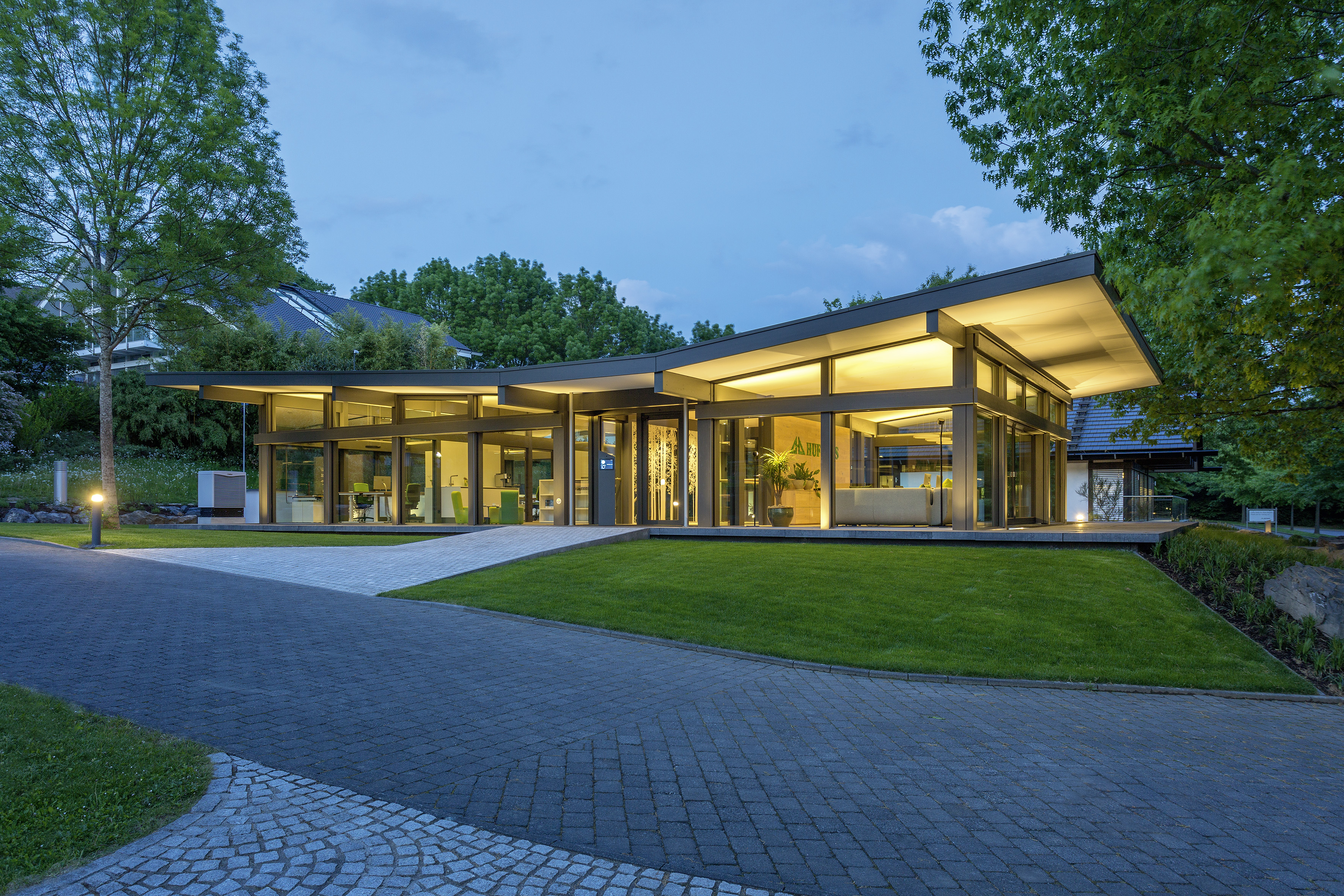 Hufhaus Pavillon Ausblick
